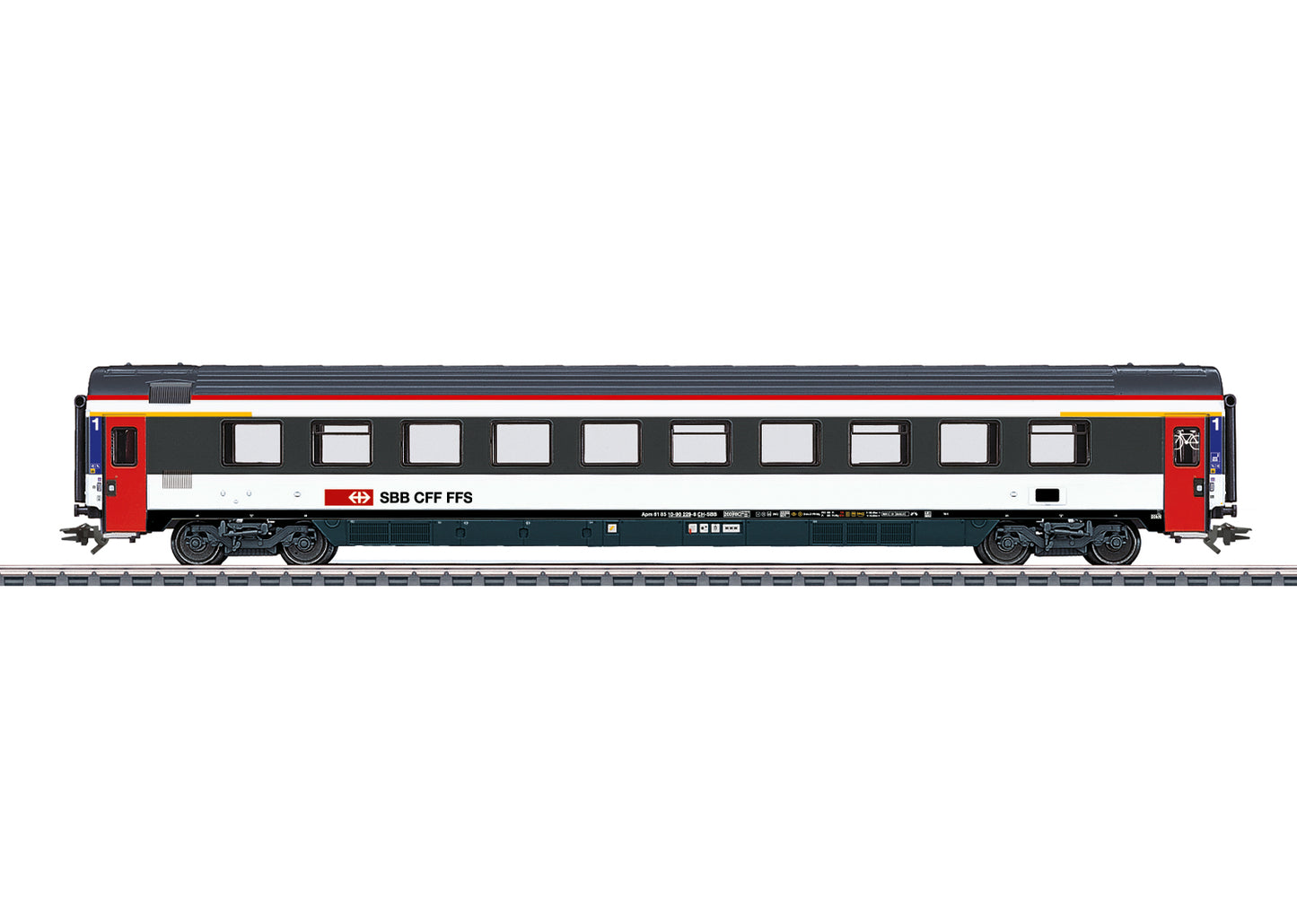 SBB Apm EuroCity Express Train Passenger Car