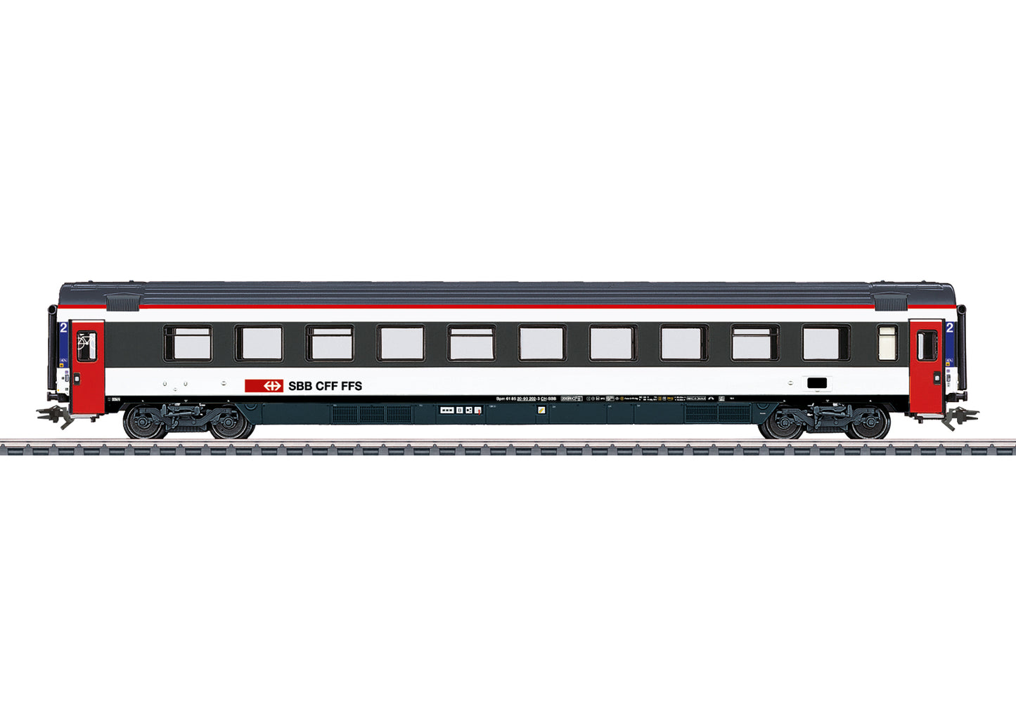 SBB Bpm EuroCity Express Train Passenger Car