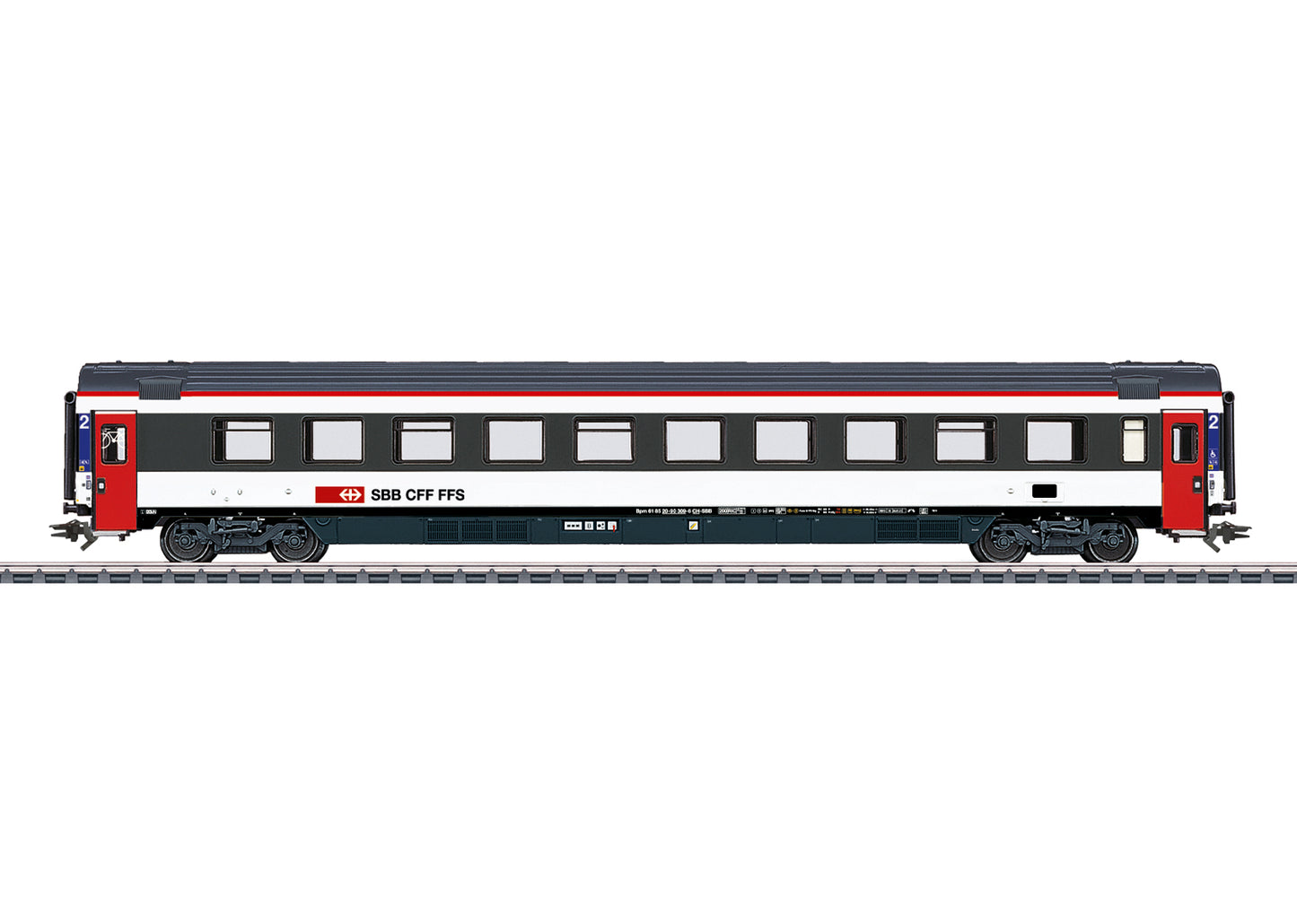 SBB Bpm EuroCity Express Train Passenger Car