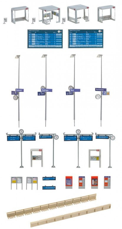 Modern Bus Shelter with Platform