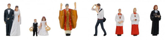 Bride and Groom with Pastor