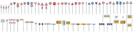 Set of Traffic Signs
