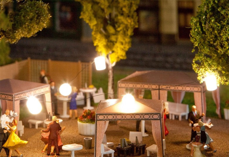 Light Chain with Paper Lanterns