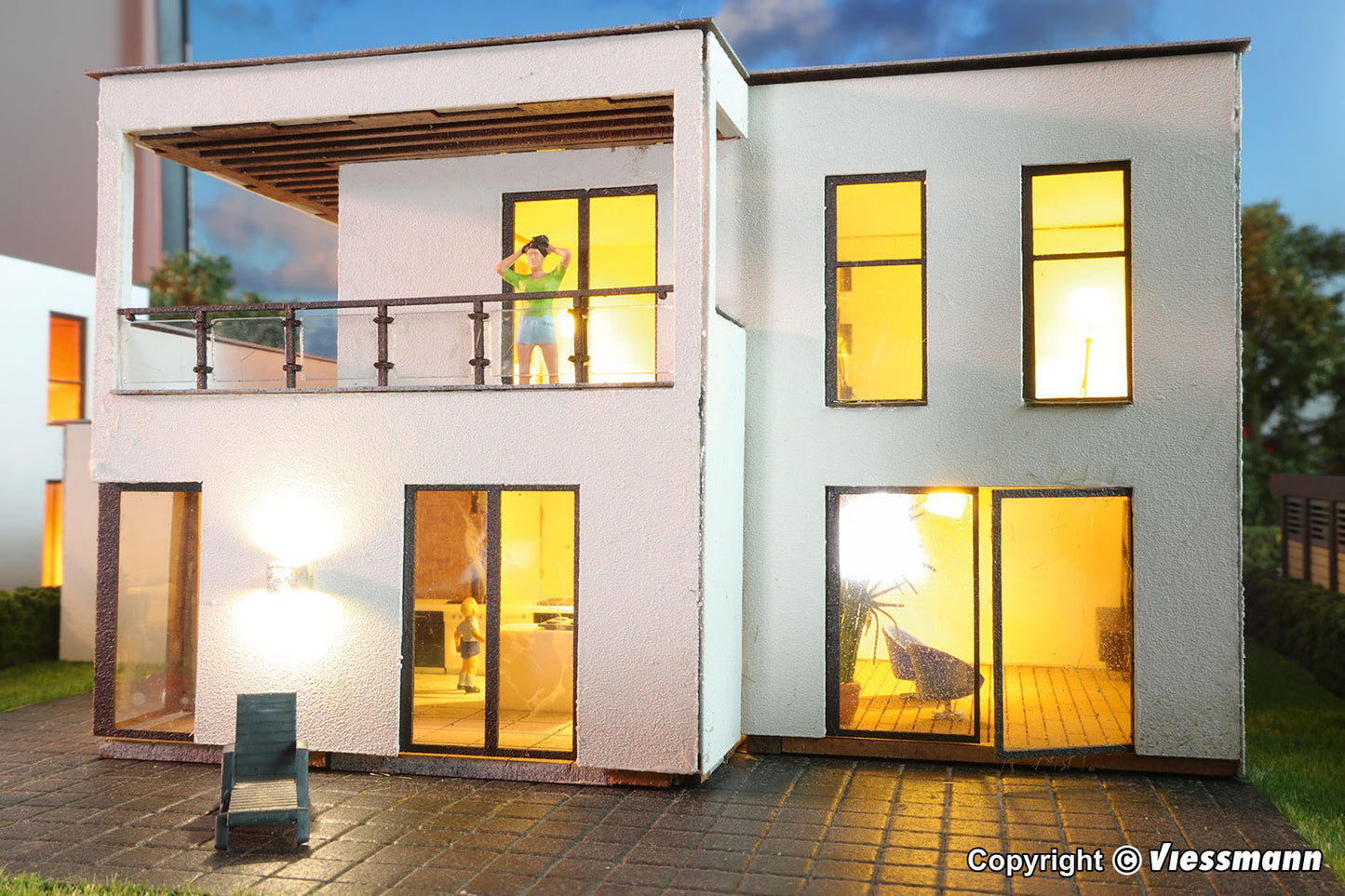 Cube House Anna with Balcony - Polyplate kit