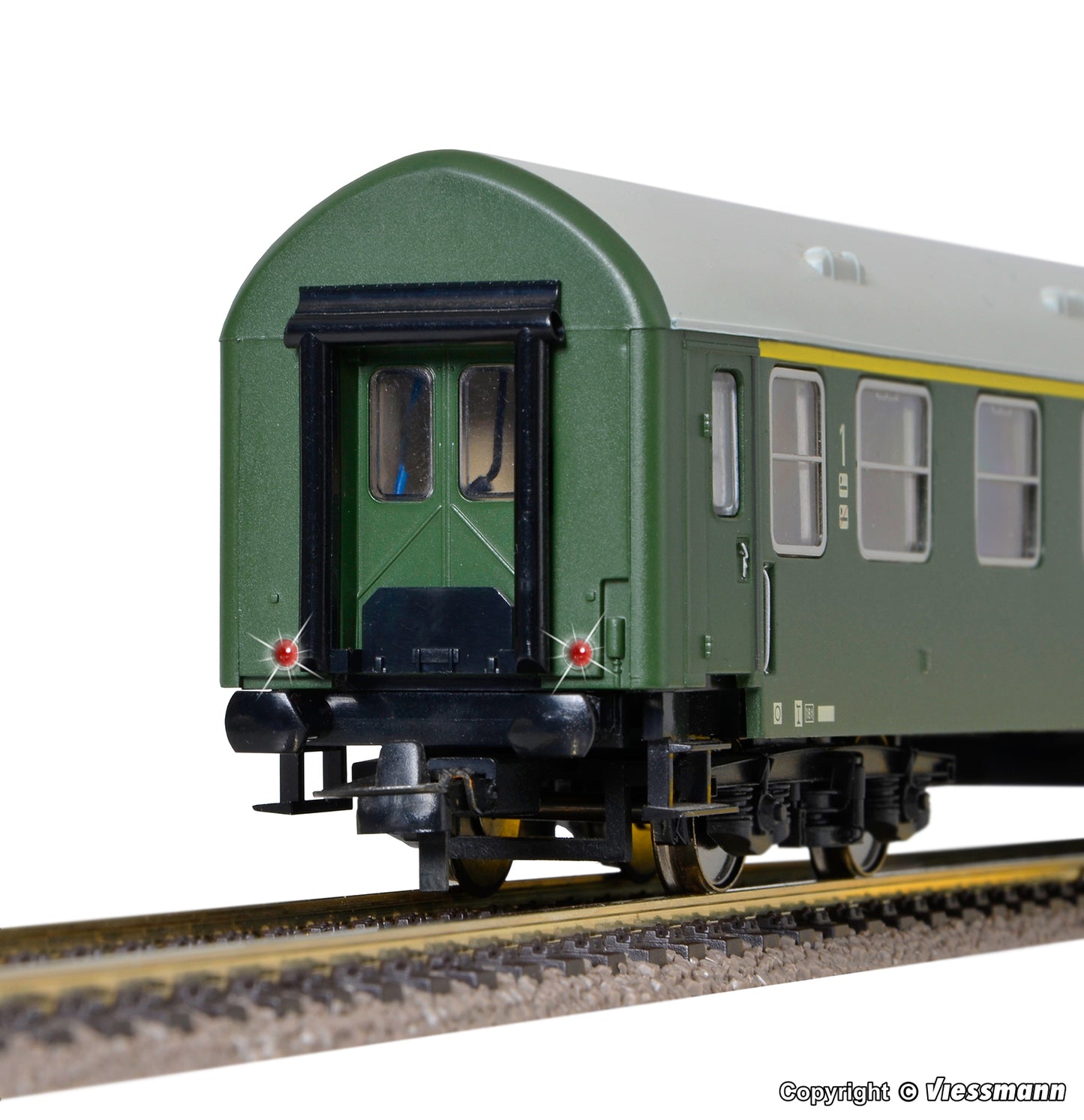 Train Rear Lanterns with LED, 2 Pieces