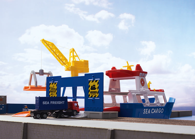 My World - Freight Ship and Harbour Crane