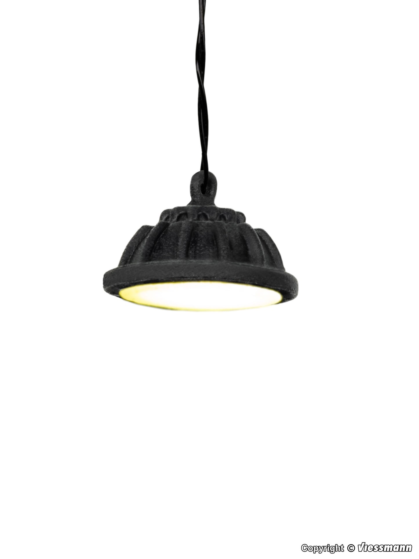 Modern Hanging Industrial Light, LED White