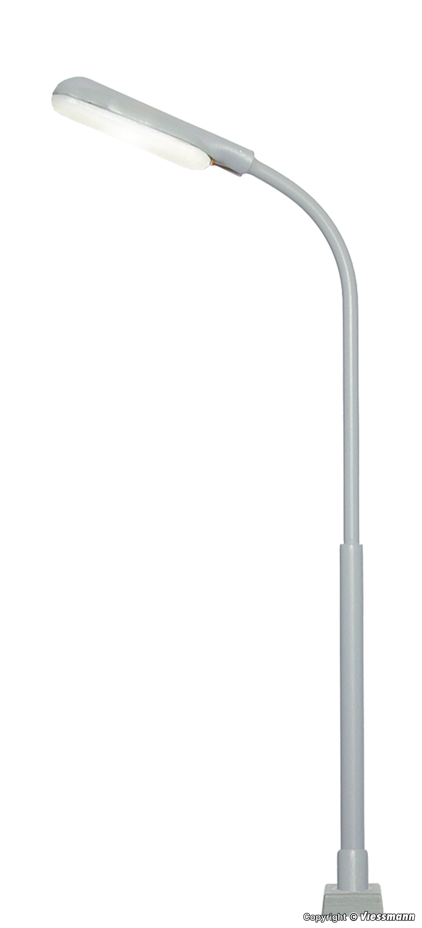 Whip Street Light with Plug-in Socket, LED White