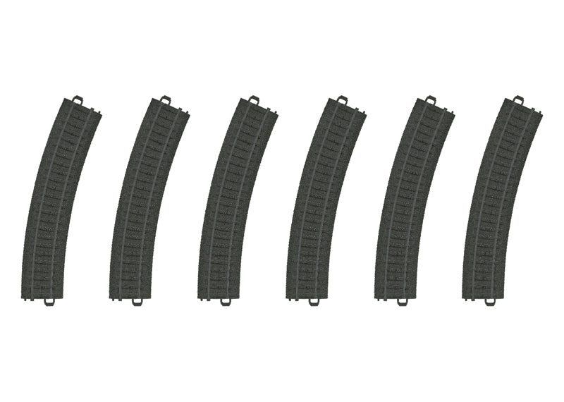 Curved Plastic Track R1 (6-Pack)