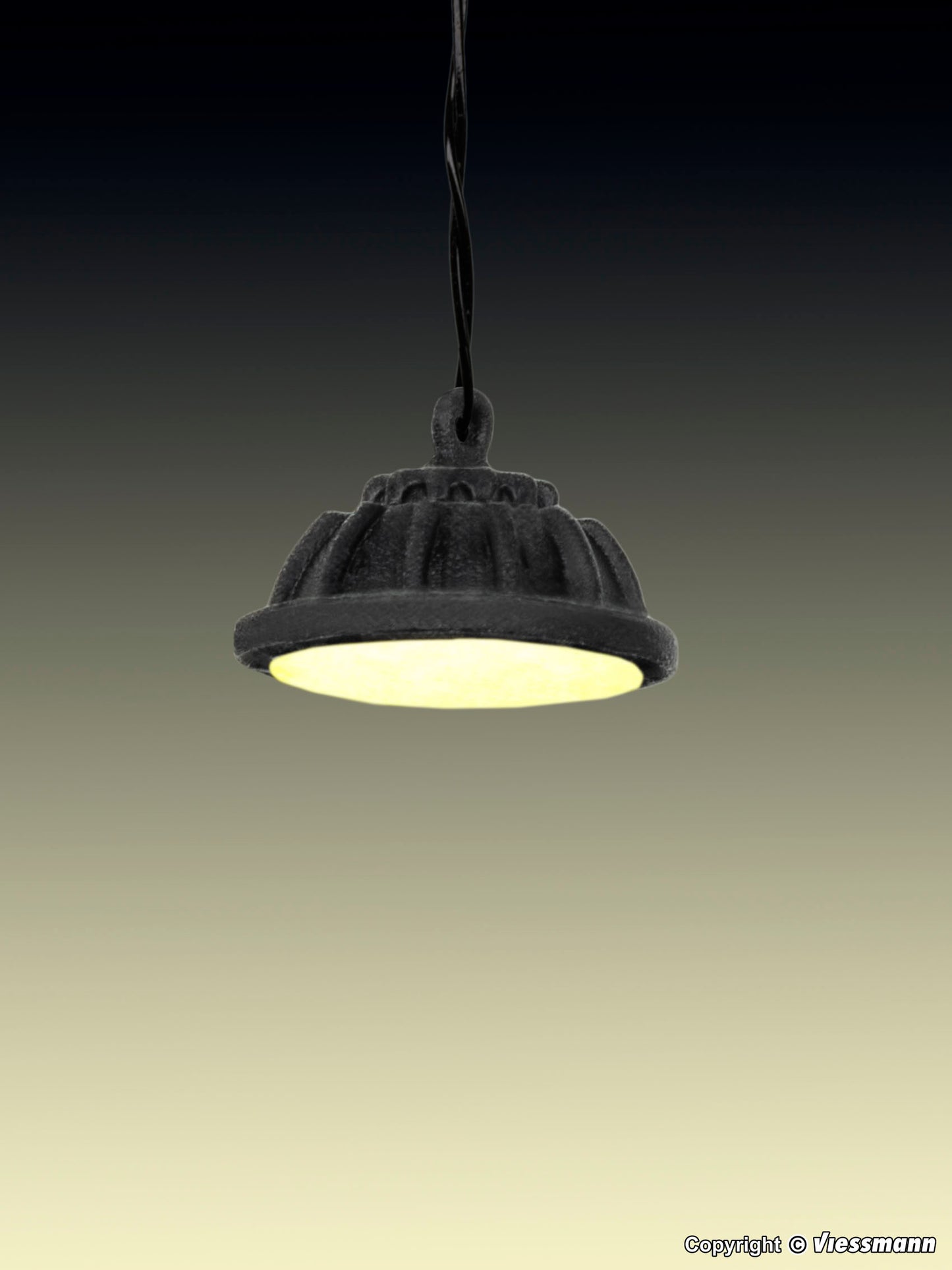 Hanging Modern Industrial Light, LED Warm-White