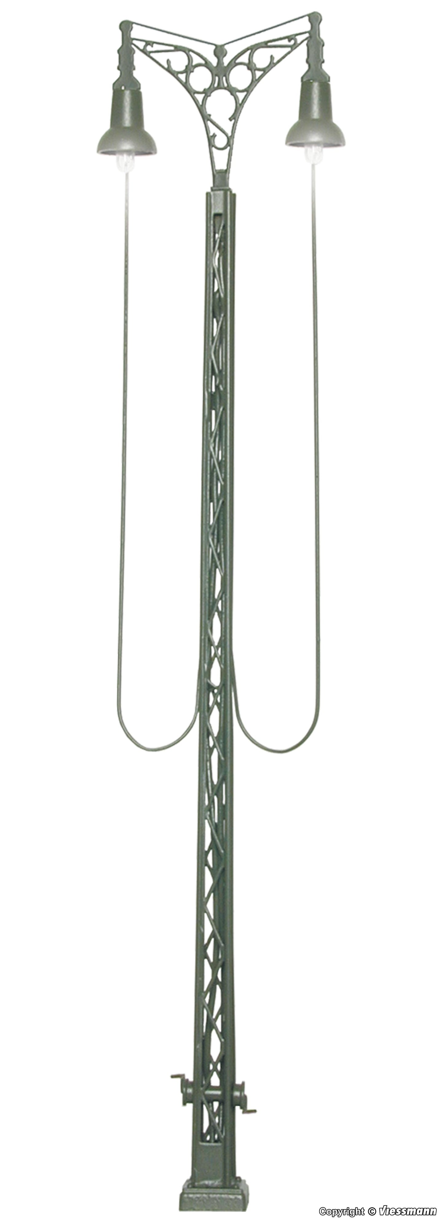 Lattice Mast Light Double, 2 LEDs Warm-White