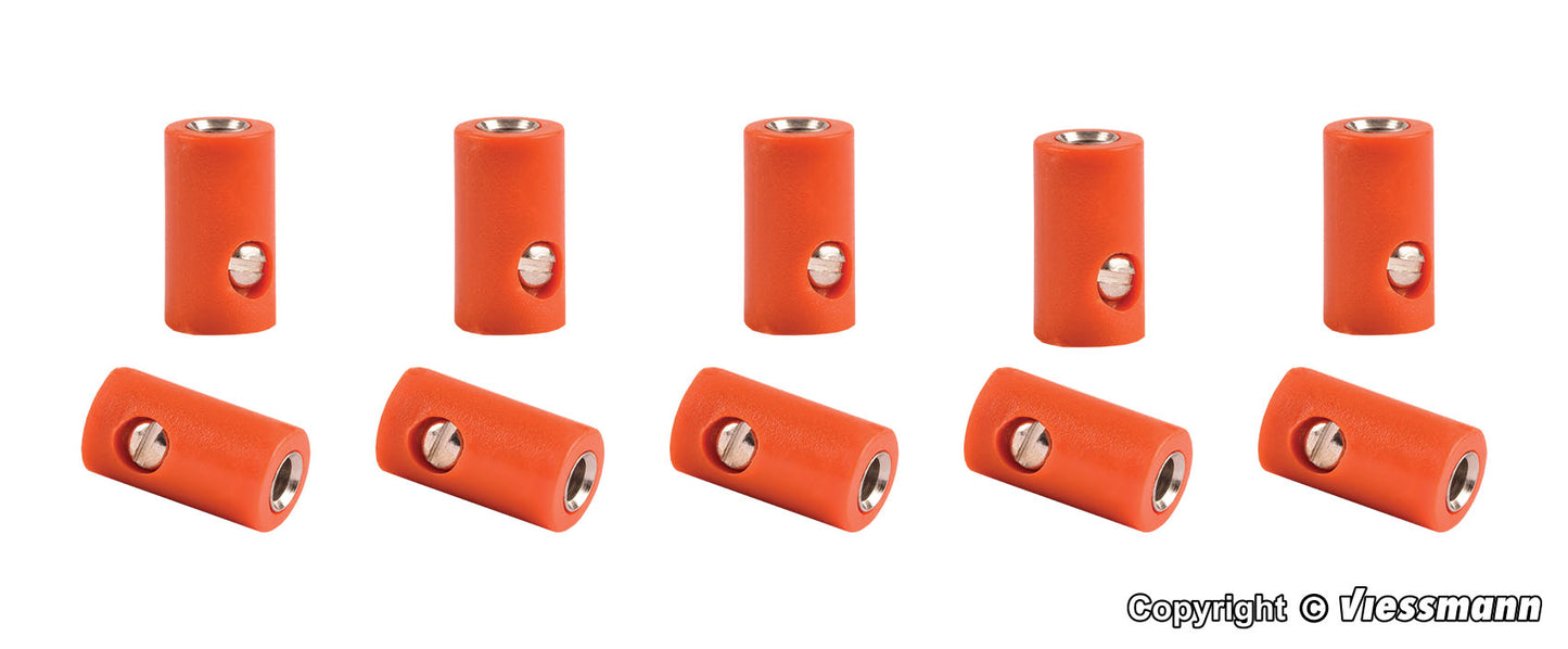 Orange Sockets, 10 Pieces