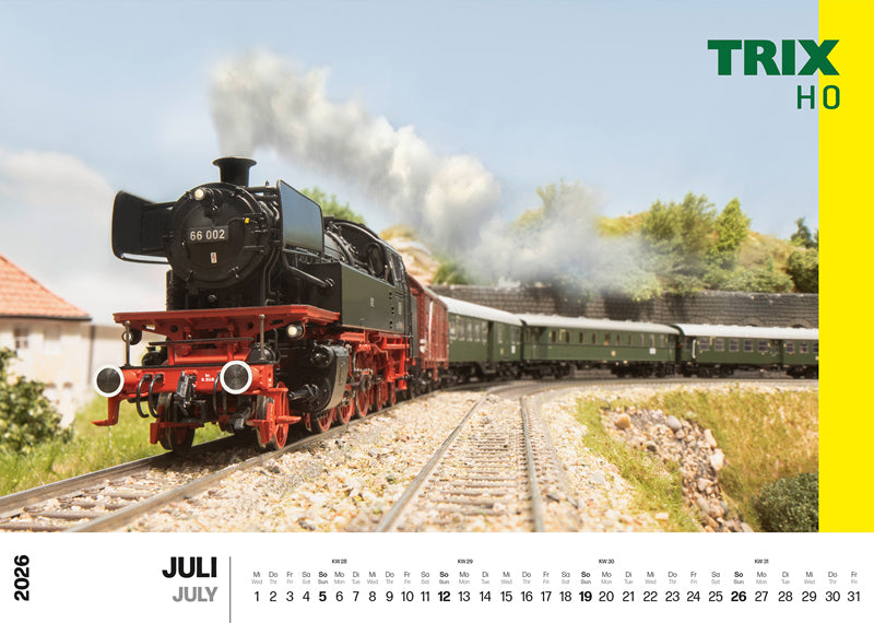 Märklin/Trix Wall Calendar for 2026