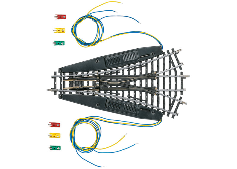 Symmetrical Three-Way Turnout Length 168.9 mm / 6-5/8" / Radius 424.6 mm / 16-3/4"