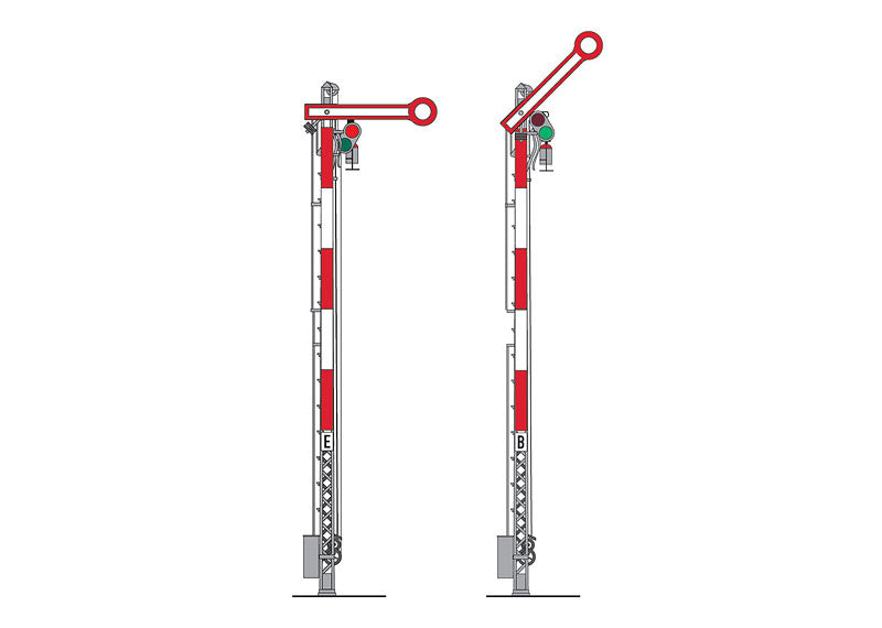 Home Signal with a Lattice Mast