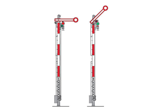 Home Signal with a Lattice Mast