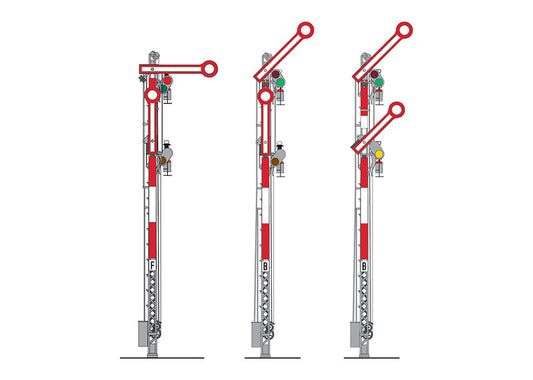 Home Signal with a Lattice Mast (Double Semaphore)