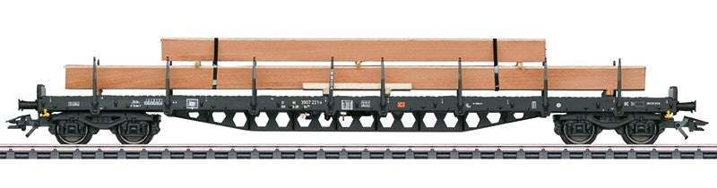 Stake Car with a Load of Wood 2/3