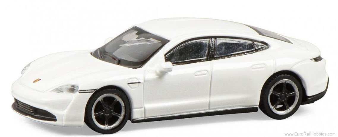 Porsche Taycan, White 1:87
