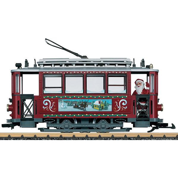 LGB Christmas Streetcar Starter Set 120V