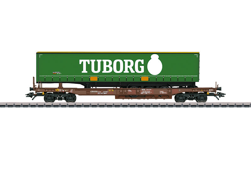 Deep Well Flat Car "Tuborg"