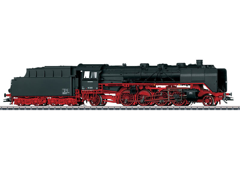 Steam Freight Locomotive with a Tender