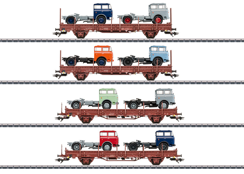 Vehicle Transport Freight Car Set