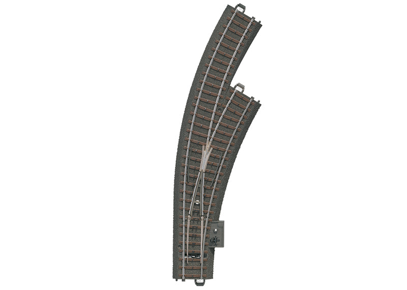 Right Curved Turnout Radius 360 mm / 14-3/16"
