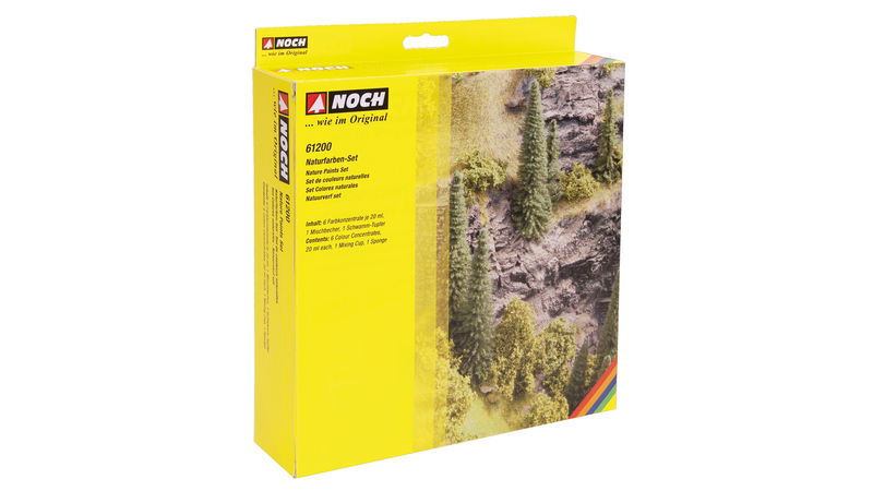 Nature Paints Set, 6 Colour Concentrates