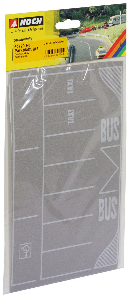 Parking Lot, Grey, 2 Pieces