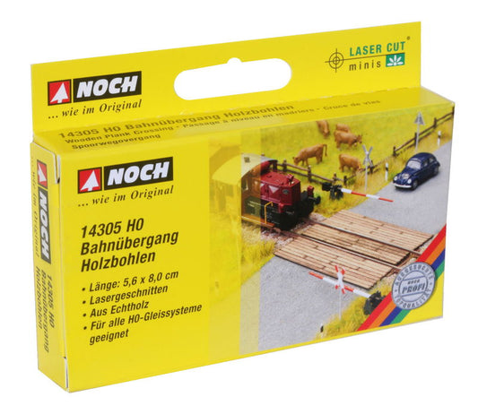 Wooden Plank Level Crossing