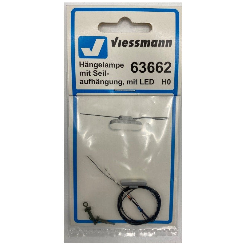 Hanging Lamp with Rope Suspension, LED