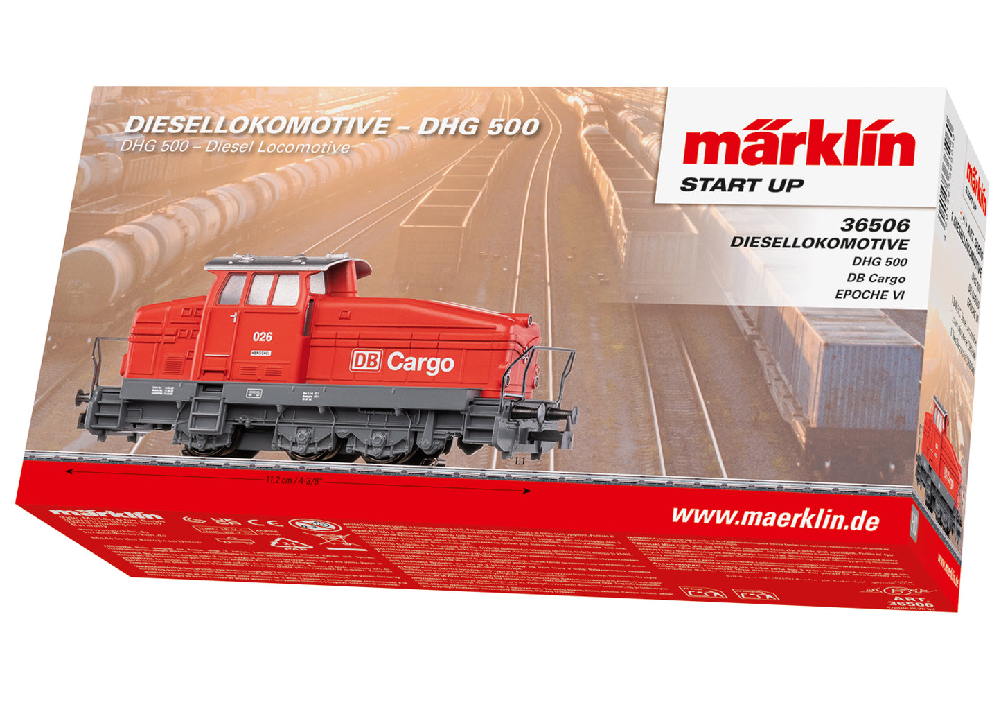 Märklin Start Up - DB Cargo Class DHG 500 Diesel Locomotive, Era VI