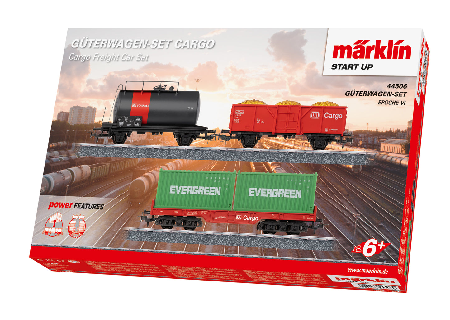 Märklin Start up - Cargo Freight Car Set, Era VI