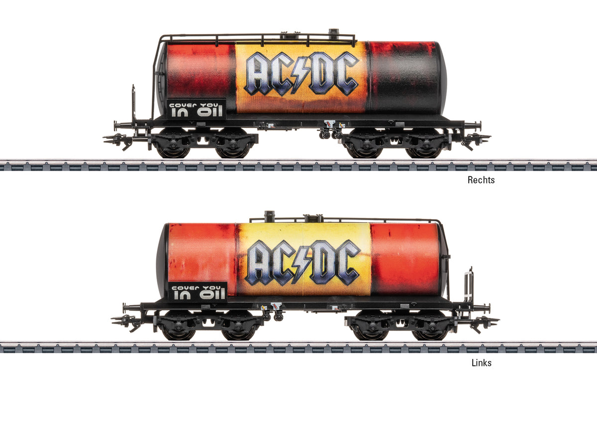 AC/DC Tank Car “Cover you in Oil”