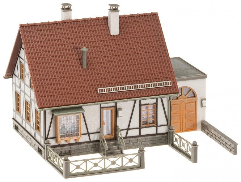 Timbered House with Garage