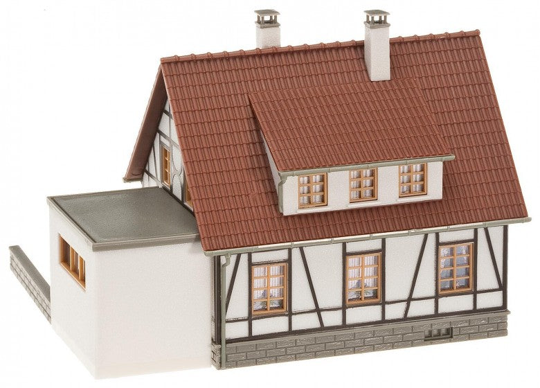 Timbered House with Garage