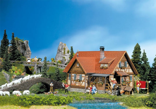 Rural Half-Timbered House