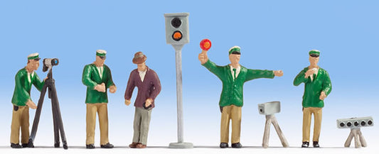 German Police Officers with Accessories