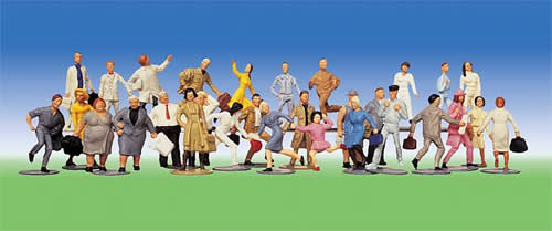 Fairgoers (36 pieces)