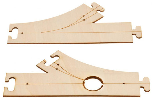 Laser Street Forks and Junctions 45°