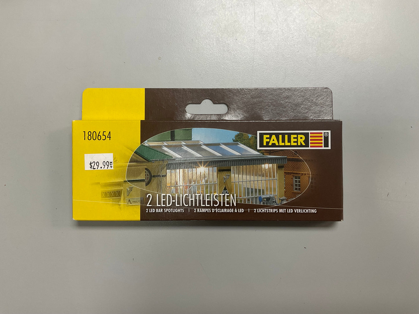 2 Warm White LED Bar Spotlights