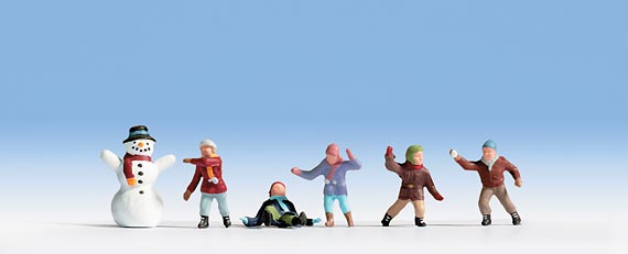 Children in the Snow