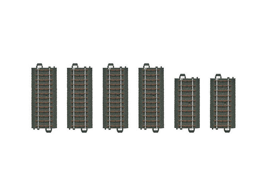Straight C Track Set (Contents 6 Pieces)