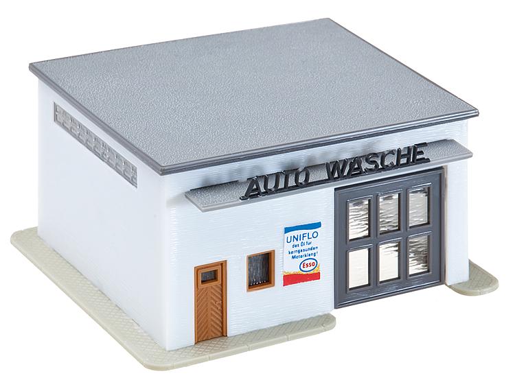 Gas Station with Car Wash Building Kit
