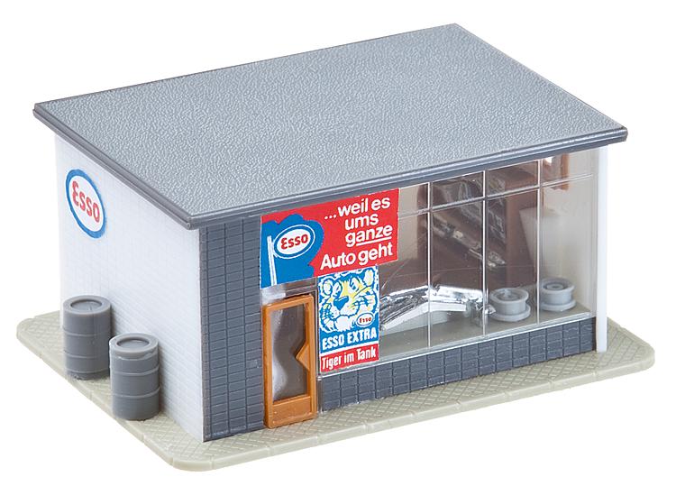 Gas Station with Car Wash Building Kit