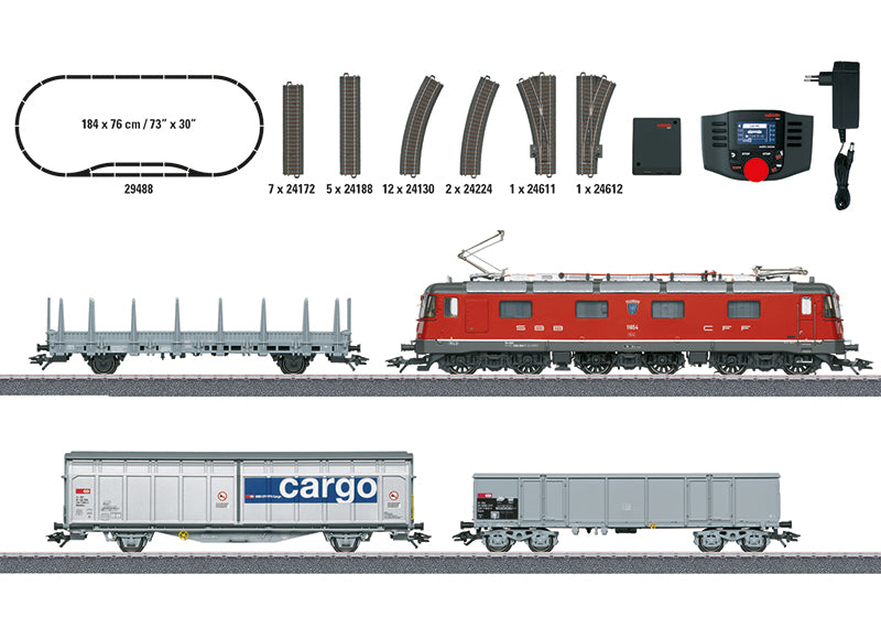 "Swiss Freight Train" Starter Set with Mobile Station