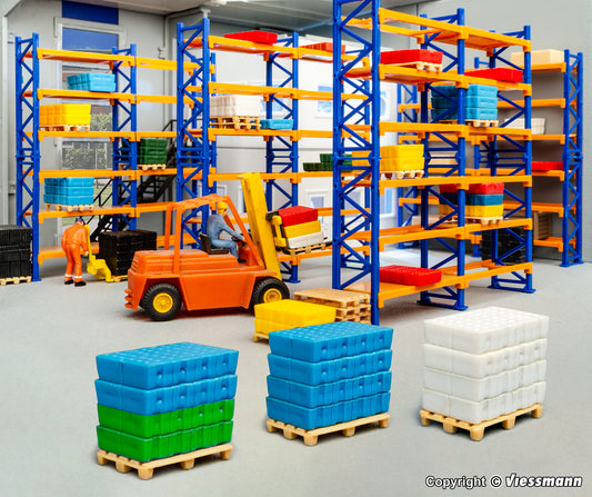 Deco Set Pallet Shelving System, 4 Pieces