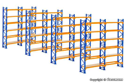 Deco Set Pallet Shelving System, 4 Pieces