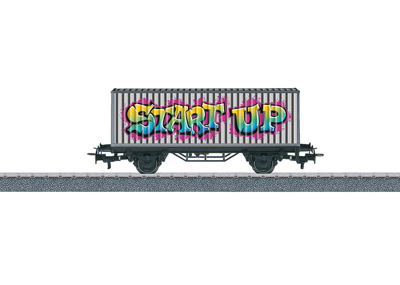 Graffiti Container Transport Car (Märklin Start Up)